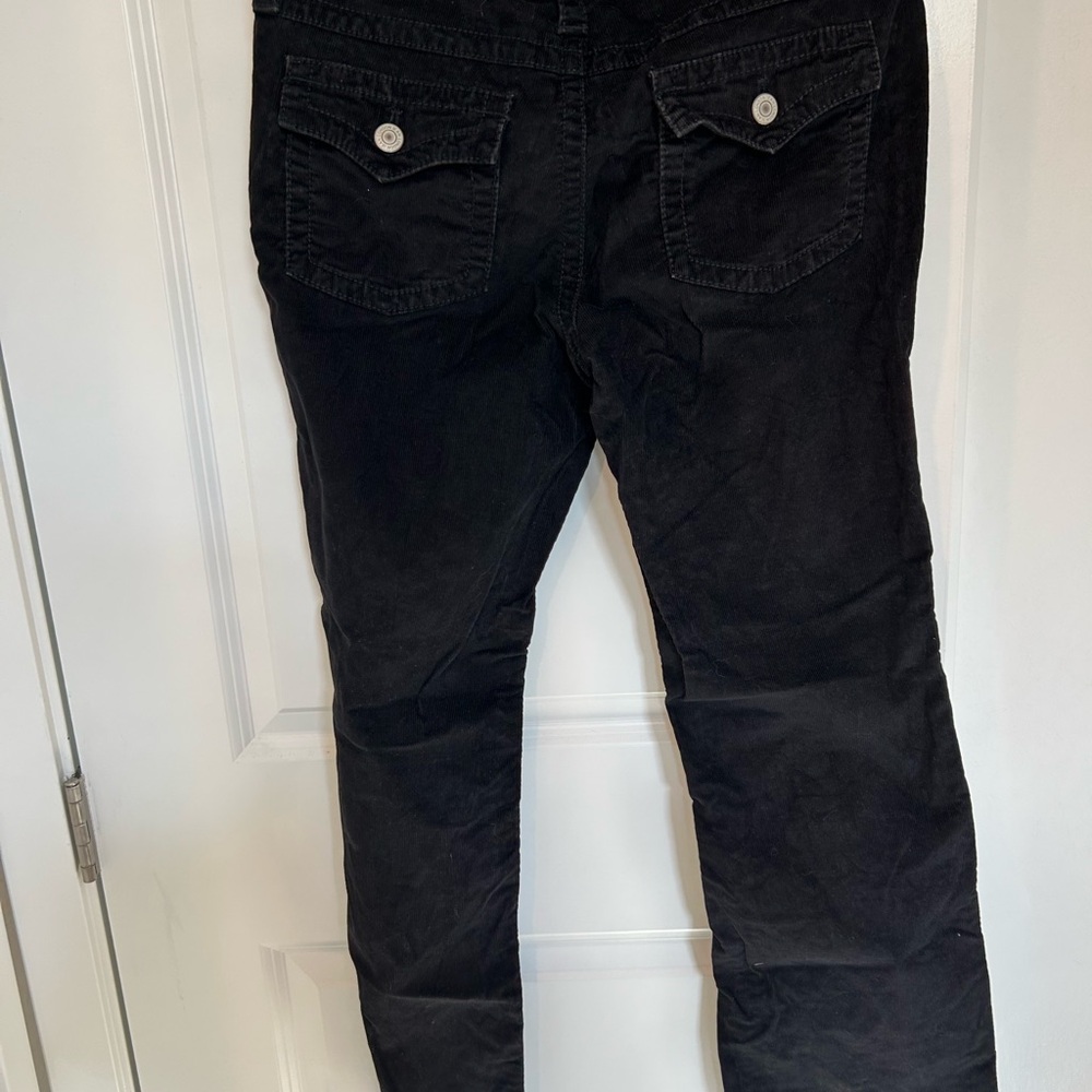 London Fog Black corodroy Women's Pants